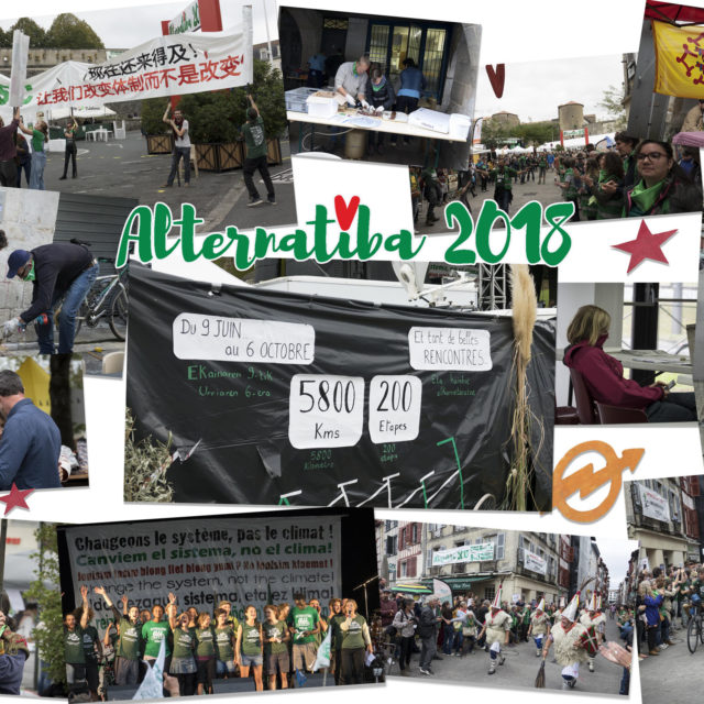 Arrivée Tour Alternatiba Bayonne